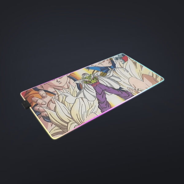 Dragon Ball Goku Vegeta Saiyan Piccolo Namekian Vibrant Design Cool LED Mouse Pad