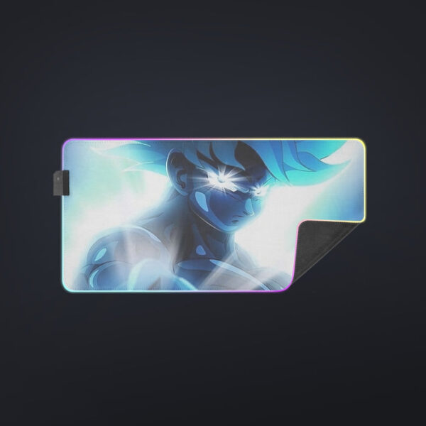 Dragon Ball Super Blue Son Goku Epic Ultra Instinct cool LED Mouse Pad