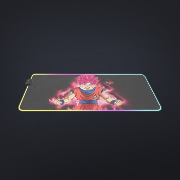 Dragon Ball Super Son Goku Red Kaioken Ultra Instinct cool LED Mouse Pad