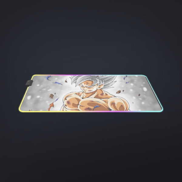 Goku Mastered Ultra Instinct cool LED Mouse Pad