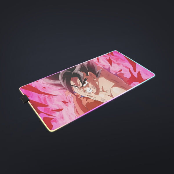 Dragon Ball Super Bruised Goku Red Kaioken Streetwear cool LED Mouse Pad