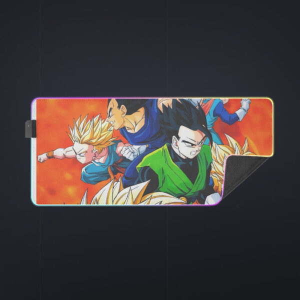 Dragon Ball Goku Super Saiyan 3 Vegeta Gohan Trending Design cool LED Mouse Pad