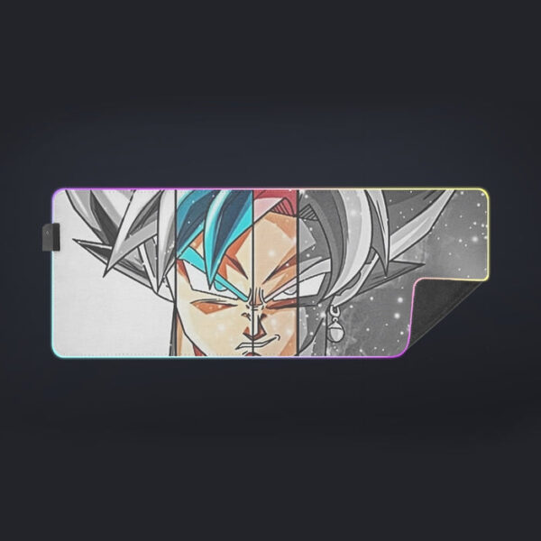 Dragon Ball Super All Super Saiyan Goku Forms cool LED  Mouse Pad