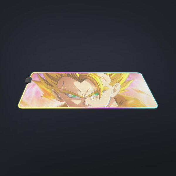 Dragon Ball Z Gogeta Super Saiyan Warrior Power Full Print Streetwear Cool Design cool LED Mouse Pad