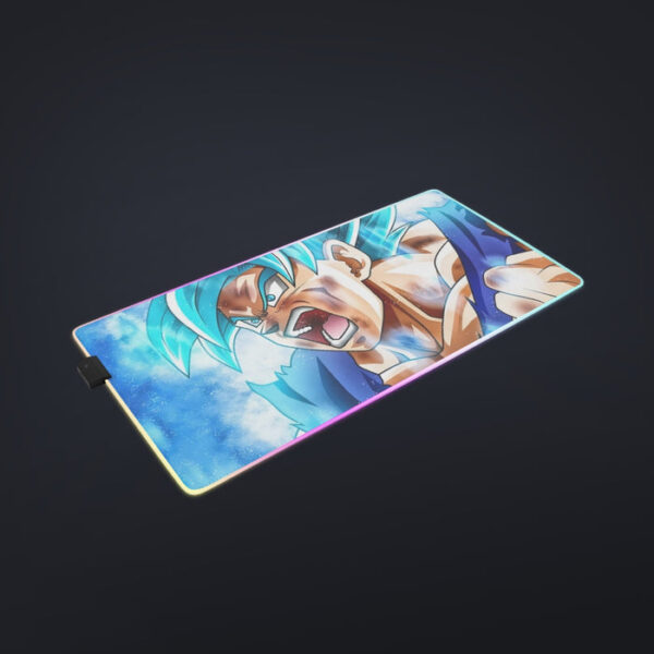 Dragon Ball Goku Blue Kaioken Ultra Instinct Epic 3D cool LED Mouse Pad