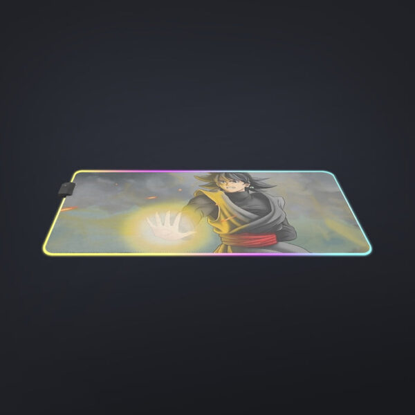 DBZ Goku Black Zamasu Potara Fusion Realistic Drawing Style Cool  LED  Mouse Pad