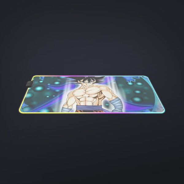 DBZ Goku Muscular Saiyan Vibrant Background Art Style cool LED  Mouse Pad