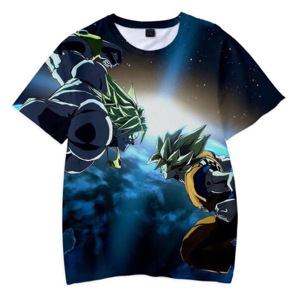 Dragon Ball Super Kid Shirts  Broly Vs Goku