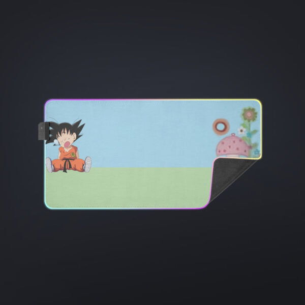 Dragon Ball Goku Kid Cute Day Dreamer Sleeping Anime Design  cool LED Mouse Pad