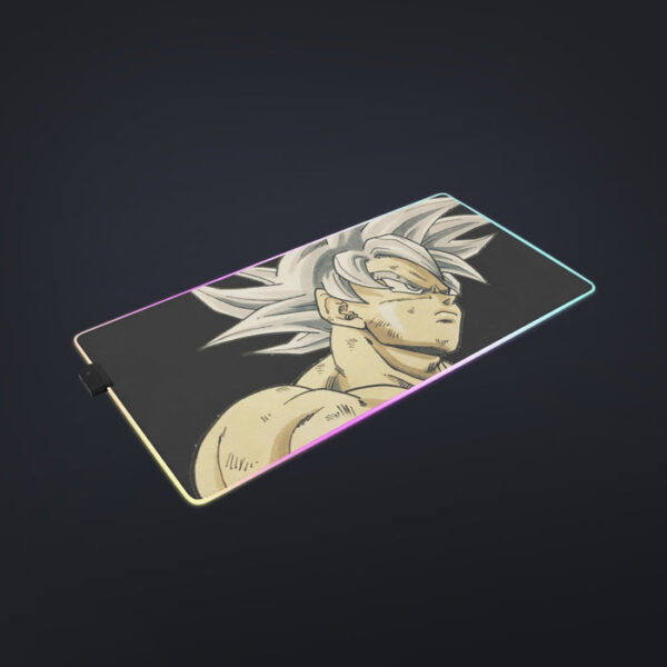 Dragon Ball Super Mastered Ultra Instinct Goku cool LED Mouse Pad