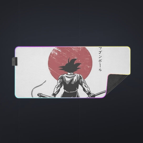 Goku With Red Moon Dragon Ball cool LED  Mouse Pad