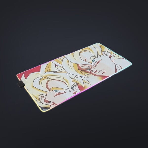 Dragon Ball Z Angry Super Saiyan Fighters Cool LED Mouse Pad