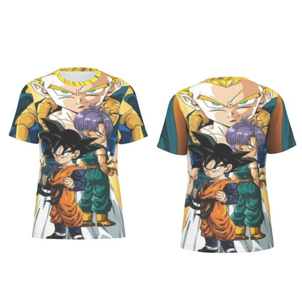 Goten Trunks Gotenks Super Saiyan 3D Cotton T-Shirt