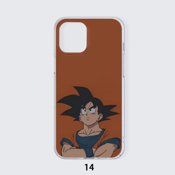 Goku Orange Minimalistic Background Iphone 14 cases