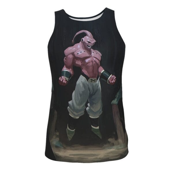 Dragon Ball Z  Majin Buu Black Painting Tank Top