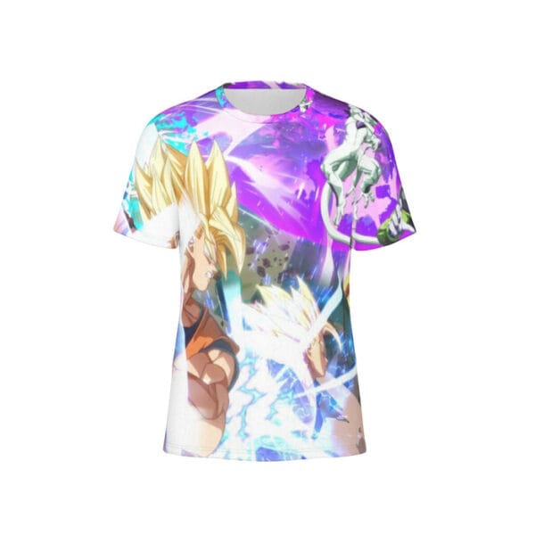 Dragon Ball Z  Goku & Vegeta Vs Frieza & Cell Cotton Kid T-Shirt