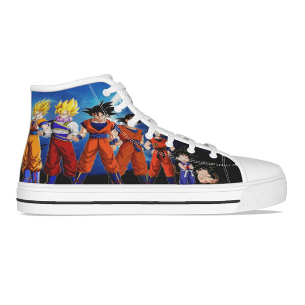 DBZ Goku Super Saiyan Transformations Shoes