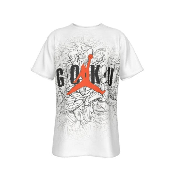 Dragon Ball Goku Jump Man Jordan Symbol Fashion T-shirt