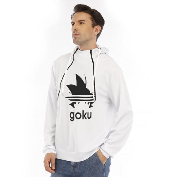 Dragon Ball Goku White Sweater Adidas