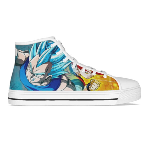 SSJ God Goku Vs SSJ Blue Vegeta Shoes