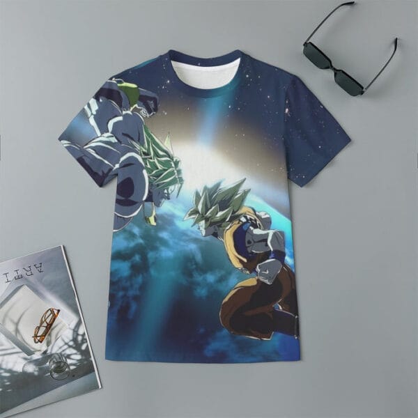 Dragon Ball Super Kid Shirts  Broly Vs Goku