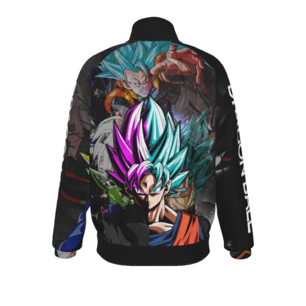 Dragon Ball Super Vegito SSJ Blue x Black Goku SSJ Rose Jacket