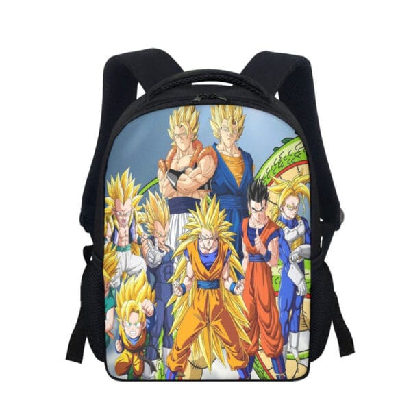 The Saiyans Families In Action Dragon Ball Backpack