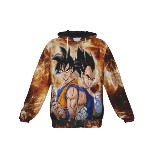 Dragon Ball Goku Vegeta Potara Fusion Cool Zip Up Hoodie