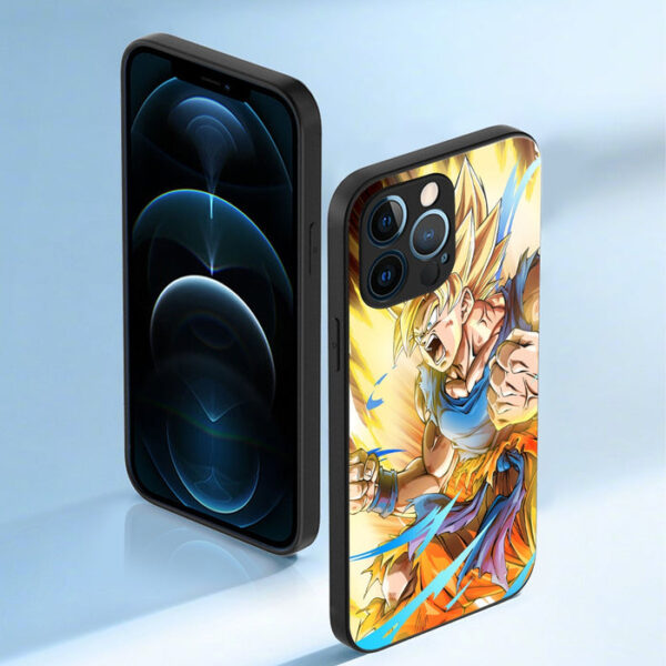 Goku Super Saiyan 1 Background Iphone 13 cases