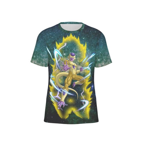 Dragon Ball Z Golden Form Frieza In His Yellow Aura T-Shirt