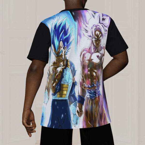 Dragon Ball Z White Hair Goku Ultra Instinct & Vegeta T-Shirt