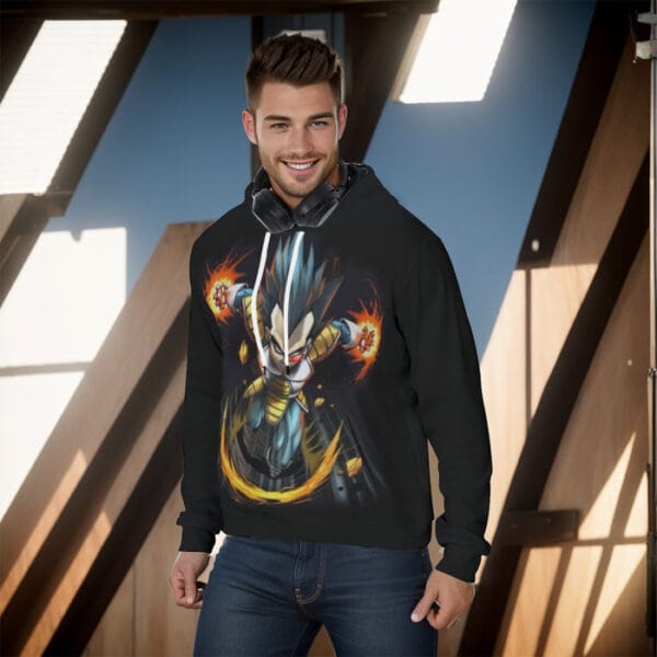 Dragon Ball Armored Vegeta Double Galick Cannon Hoodie