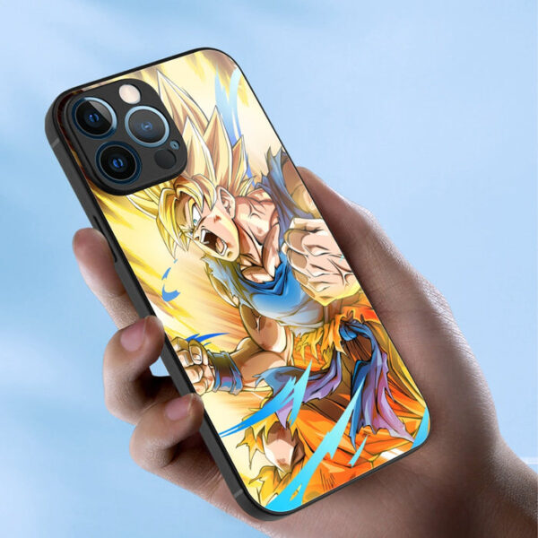 Goku Super Saiyan 1 Background Iphone 13 cases