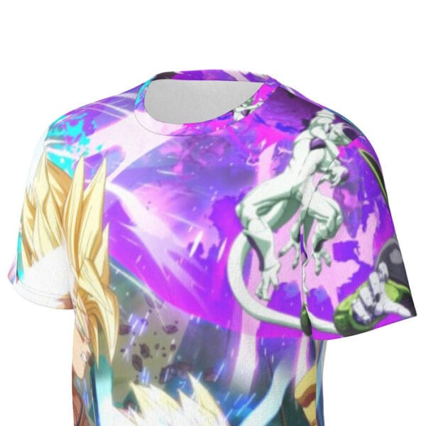 Dragon Ball Z  Goku & Vegeta Vs Frieza & Cell Cotton Kid T-Shirt