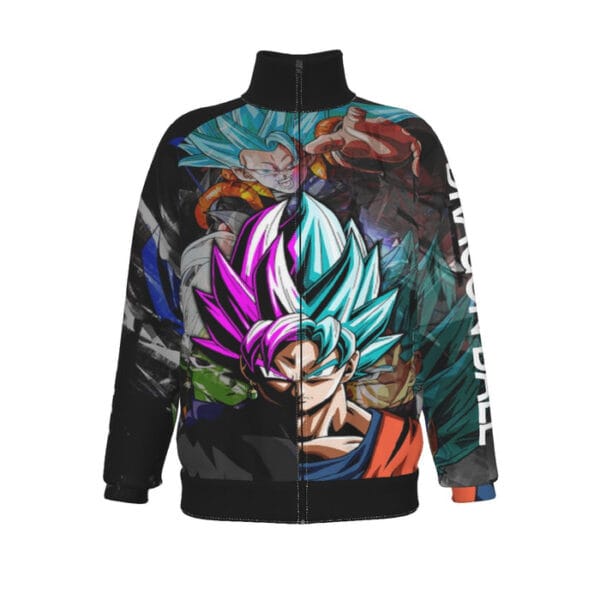 Dragon Ball Super Vegito SSJ Blue x Black Goku SSJ Rose Jacket