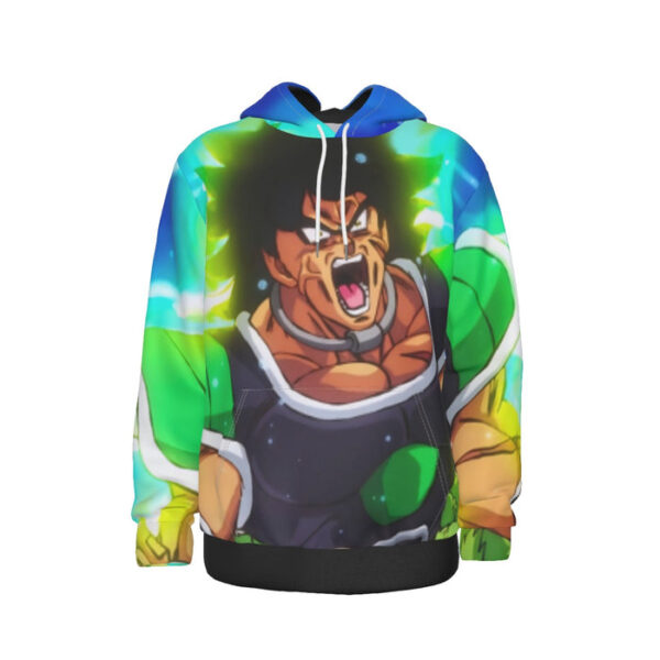 Dragon Ball Super Angry Broly Legendary Super Saiyan Hoodie