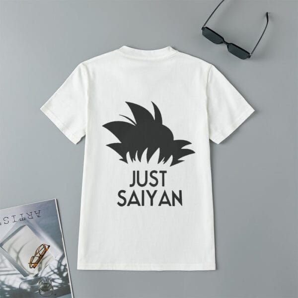 Dragon Ball Z Super Saiyan Kid Goku Hair Kids White T-Shirt