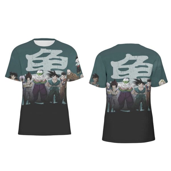 Dragon Ball Z Heroes Dark Black Badass 3D T-Shirt