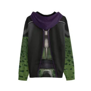 DBZ Classic Body Armor Suit Of Bio-Android Cell Hoodie