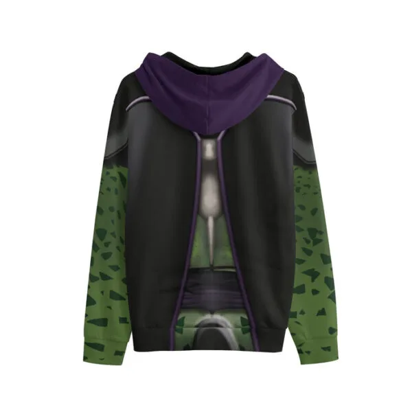 DBZ Classic Body Armor Suit Of Bio-Android Cell Hoodie