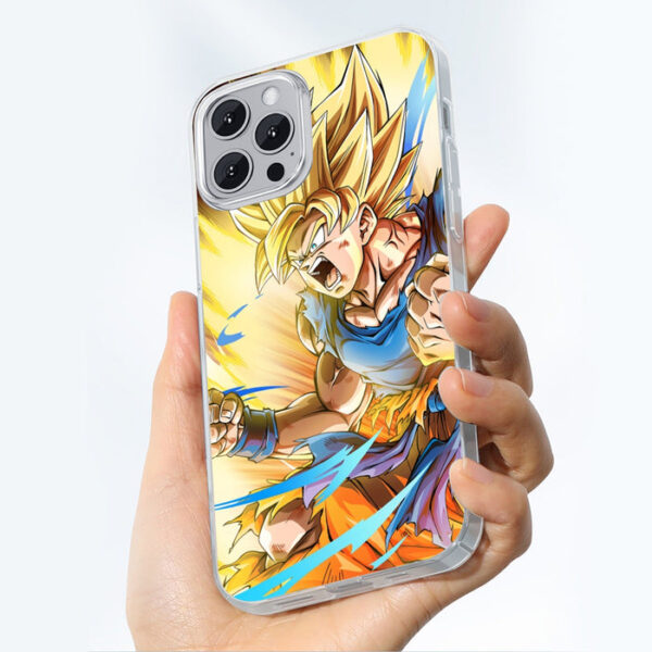 Goku Super Saiyan 1 Background Iphone 14 cases