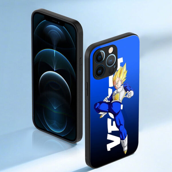 Vegeta With Background Word Dragon Ball iPhone Case