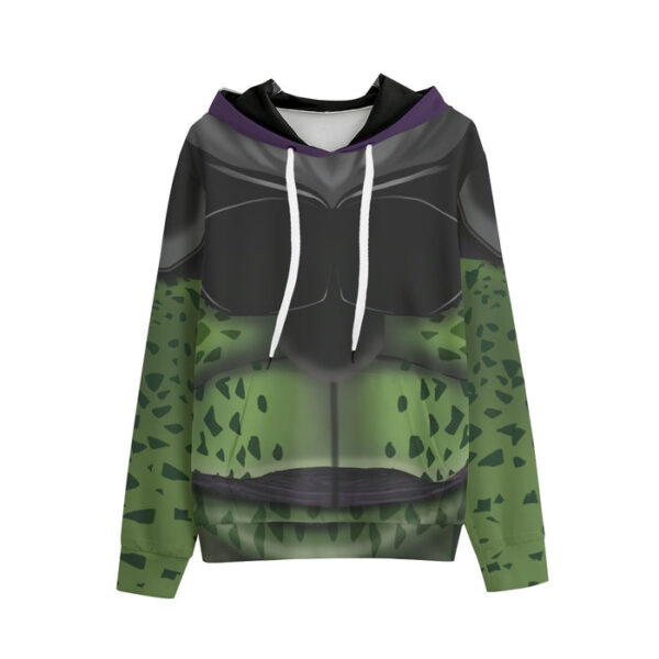 DBZ Classic Body Armor Suit Of Bio-Android Cell Hoodie