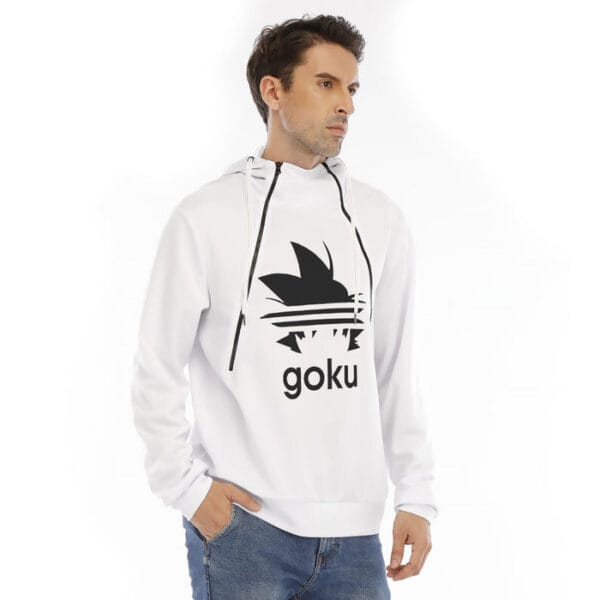 Dragon Ball Goku White Sweater Adidas