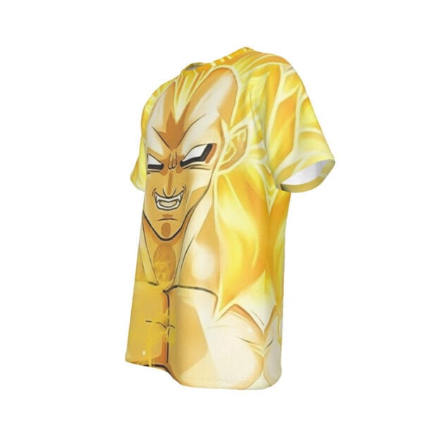 Dragon Ball Vegeta Super Saiyan 3 Cool Yellow Casual T-Shirt