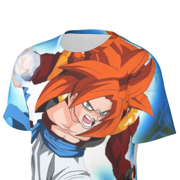 Dragon Ball Anime Gogeta SSJ4 Vibrant 3D Full Print T-shirt