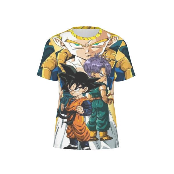 Goten Trunks Gotenks Super Saiyan 3D Cotton T-Shirt