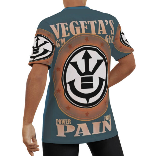 Vegeta's Gym Power From Pain Funny DBZ T-Shirt