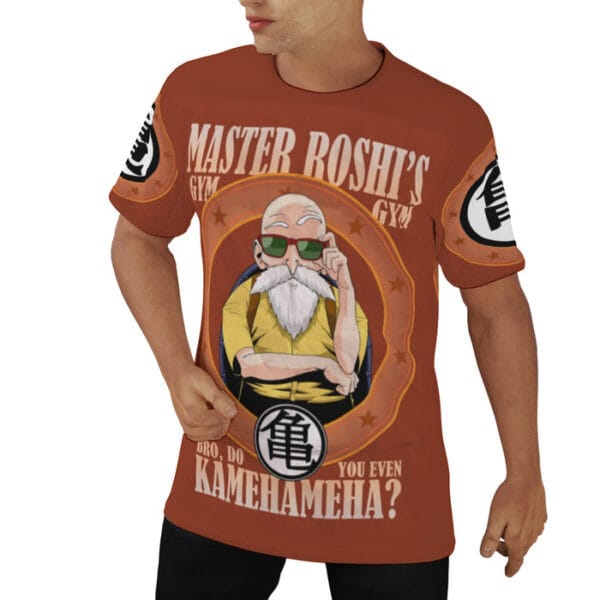 Master Roshi Gym Bro Do You Even Kamehameha Funny DBZ T-Shirt