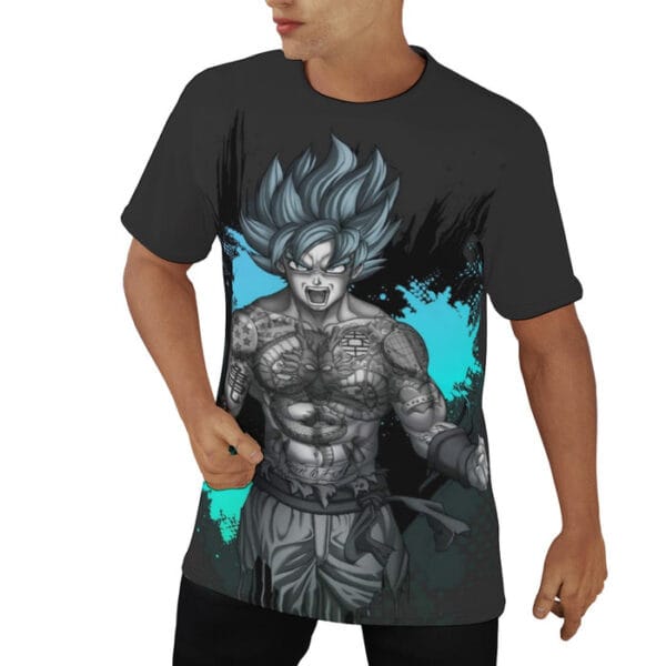 Dragon Ball Super Tattooed SSGSS Goku T-Shirt